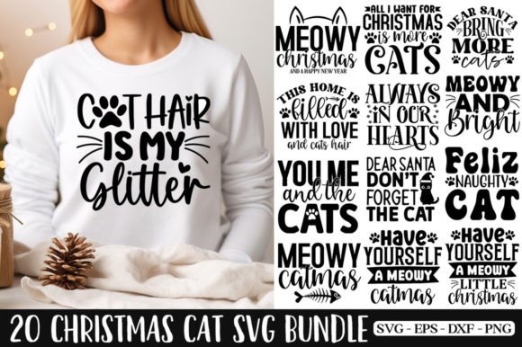 Download Christmas Cat SVG Bundle - Premium Resources