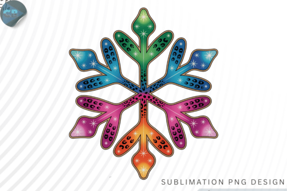 Download Colorful Glitter Christmas Snowflake PNG - Premium Resources