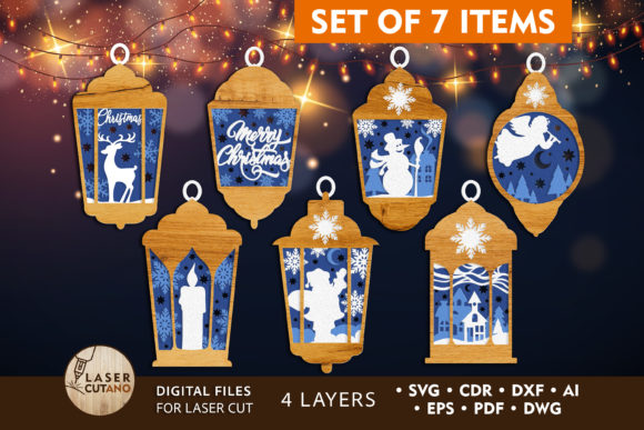 Download CHRISTMAS ORNAMENTS Bundle Craft Files - Christmas ornaments bundle Collection